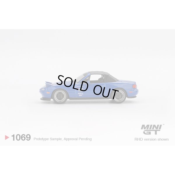 画像3: MINI GT 1/64 Mazda Miata MX-5 (NA) Tuned Version Dark Blue (LHD) [Blister Packaging]