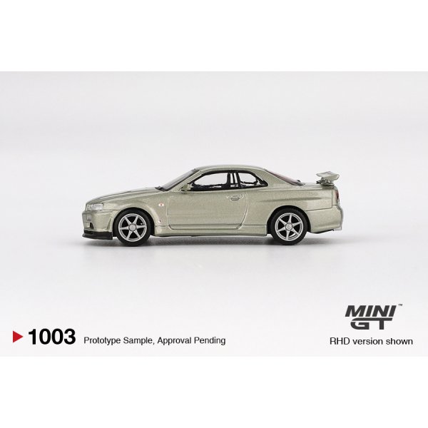 画像4: MINI GT 1/64 Nissan Skyline GT-R R34 V-spec II Nürburgring Millennium Jade (RHD)