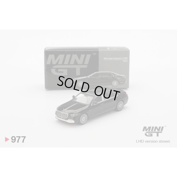 画像1: MINI GT 1/64 Mercedes-Maybach S680 Black (RHD)