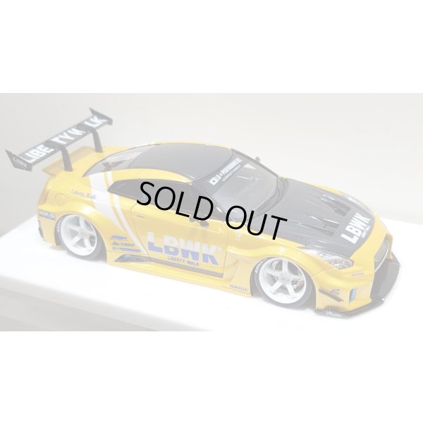 画像11: EIDOLON 1/43 LB Silhouette WORKS GT 35GT-RR (GT Wing Version) Grande Giallo Pearl Limited 33 pcs.