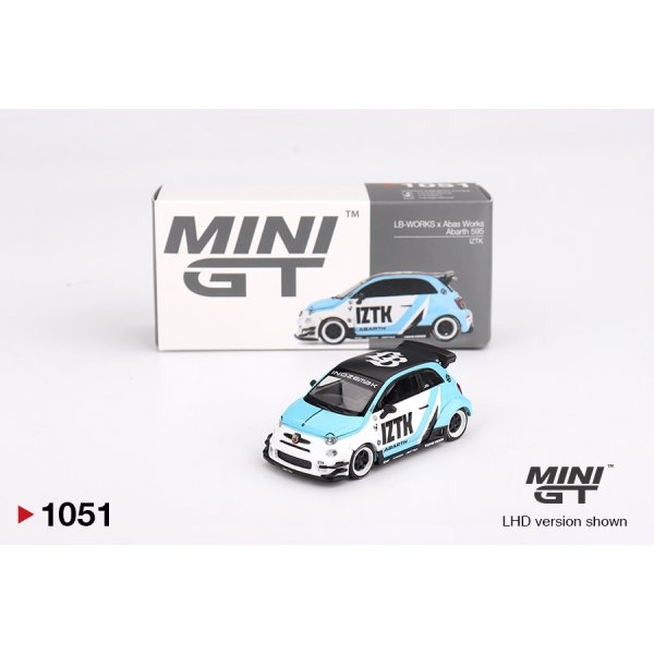 画像1: MINI GT 1/64 Abarth 595 LB-WORKS x Abarth Works IZTK (LHD)