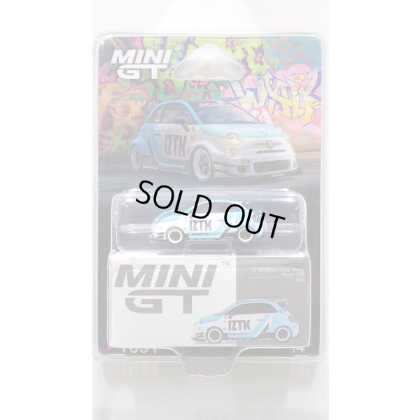 画像1: MINI GT 1/64 Abarth 595 LB-WORKS x Abarth Works IZTK (LHD) [Blister Packaging]
