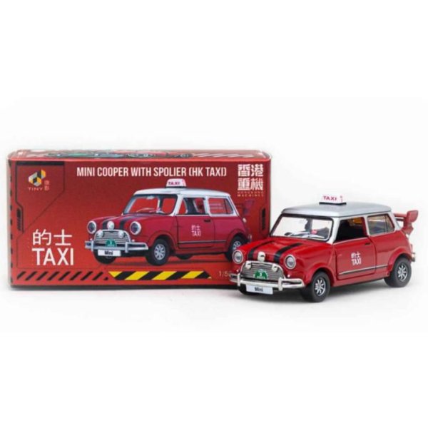画像1: Tiny City Mini Cooper Hong Kong Taxi with spoiler
