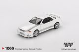 MINI GT 1/64 Nissan Skyline GT-R R32 Veilside Combat C-I White (RHD)