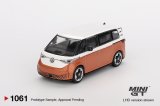 MINI GT 1/64 Volkswagen ID. Buzz in Candy White/Energetic Orange (RHD)