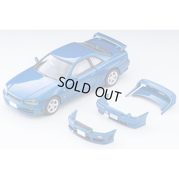 画像1: TOMYTEC 1/64 Limited Vintage NEO Nissan Skyline 2-Door Sports Coupe 25GT TURBO with Optional Parts (Blue) 2000