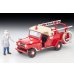 画像1: TOMYTEC 1/64 Limited Vintage Nissan Patrol Fire Engine Pumper (with figure) (1)