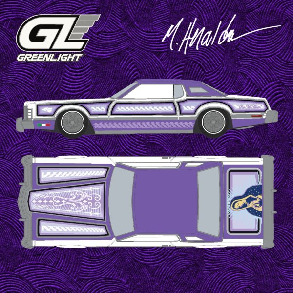 画像2: GREEN LiGHT EXCLUSIVE 1/64 1973 Ford Thunderbird Lowrider - Michael Heralda Special Edition