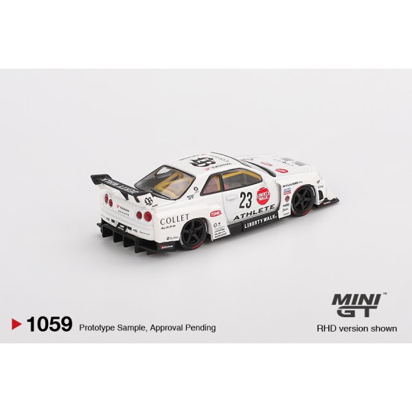 画像2: MINI GT 1/64 Nissan LB-ER34 Super Silhouette ATHLETE/COLLET (RHD)