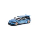 POP RACE 1/64 PANDEM CIVIC EG6 - BLUE CHROME