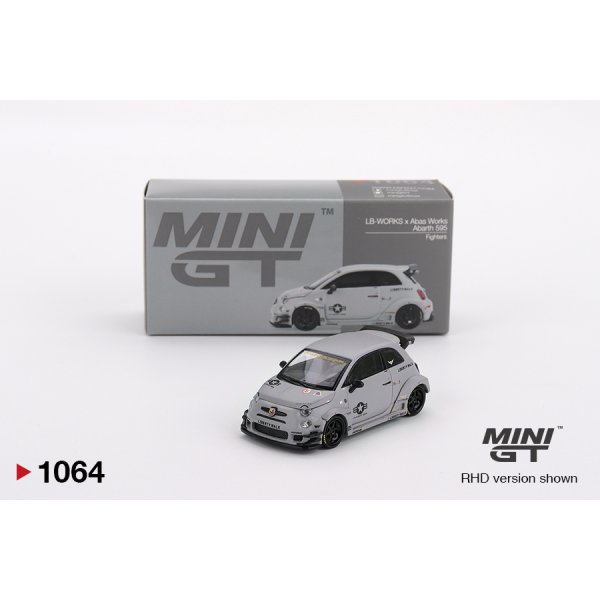 画像1: MINI GT 1/64 Abarth 595 LB-WORKS x Abarth Works Fighters (LHD)