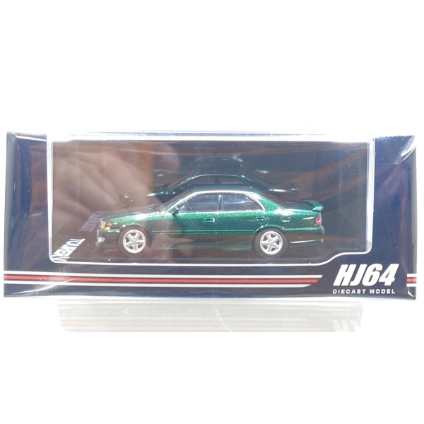 画像1: Hobby Japan 1/64 Toyota Chaser Tourer V (JZX100) Early Version (1996) Dark Green Mica