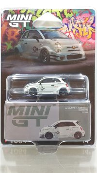 MINI GT 1/64 Abarth 595 LB-WORKS x Abarth Works Fighters (LHD) [Blister Packaging]