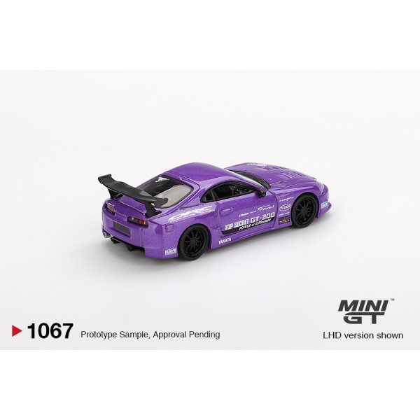 画像3: MINI GT 1/64 Toyota Supra (A80) GT-300 Top Secret Purple (RHD)