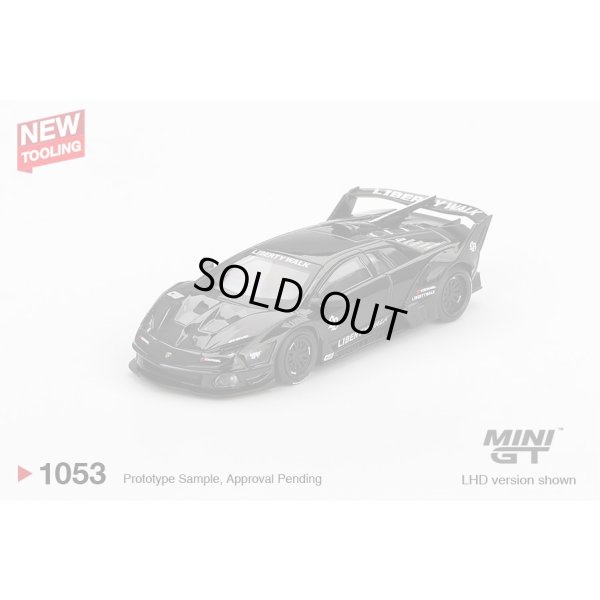 画像2: MINI GT 1/64 Lamborghini LB-Silhouette Works Murcielago GT Evo Black (LHD)