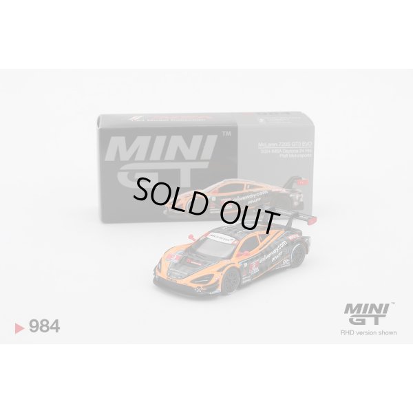 画像1: MINI GT 1/64 McLaren 720S GT3 EVO #9 2024 IMSA Daytona 24H Race, J. Hinchcliffe/O. Jarvis/M. Kilhofer/A. Rossi