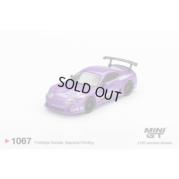 画像2: MINI GT 1/64 Toyota Supra (A80) GT-300 Top Secret Purple (LHD)