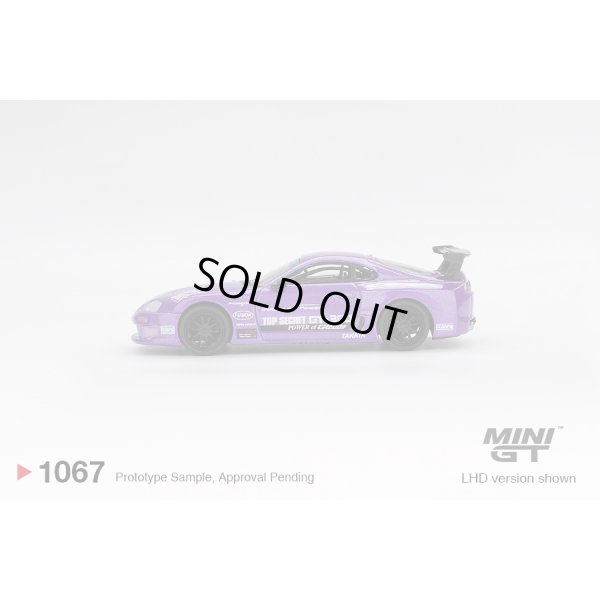 画像4: MINI GT 1/64 Toyota Supra (A80) GT-300 Top Secret Purple (LHD)