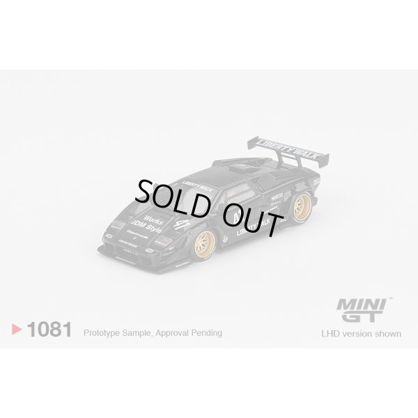 画像2: MINI GT 1/64 Lamborghini Countach LB-WORKS Black (LHD)