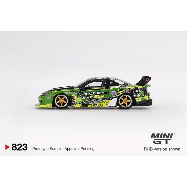 画像4: MINI GT 1/64 Nissan Silvia (S15) LB-Super Silhouette V2 2024 Formula Drift Japan #555 Y. Faust (RHD)