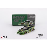 MINI GT 1/64 Nissan Silvia (S15) LB-Super Silhouette V2 2024 Formula Drift Japan #555 Y. Faust (RHD)