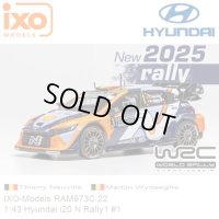 ixo 1/43 Hyundai i20 N Rally 1 2025 Monte Carlo Rally #1 T. Neuville/M. Widag
