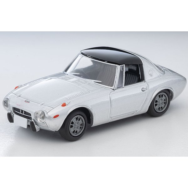 画像1: TOMYTEC 1/64 Limited Vintage Toyota Sports 800 with Custom Wheels (Silver) 1969