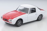 TOMYTEC 1/64 Limited Vintage Toyota Sports 800 Custom Color (White/Red) 1965