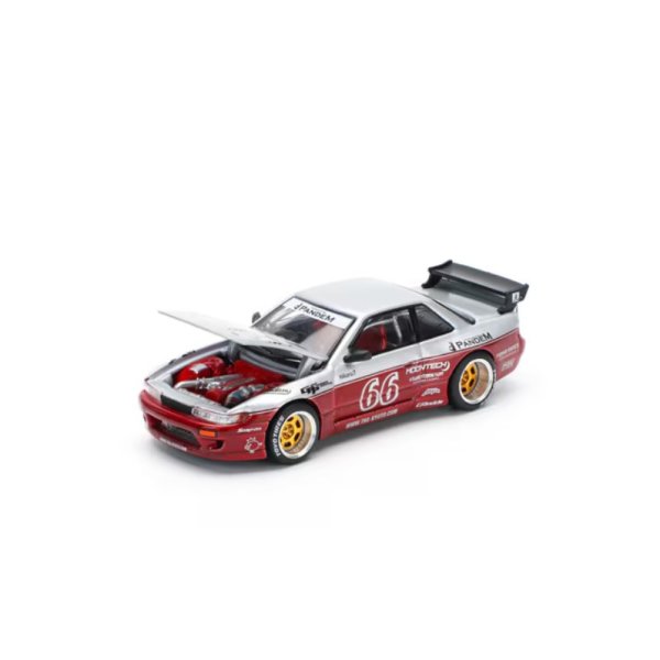 画像2: POP RACE 1/64 Pandem Silvia S13 - Moontech Red