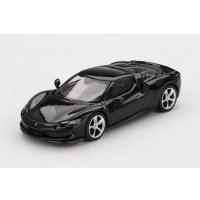 BBR 1/64 Ferrari 296 GTB Nero Daytona