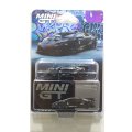MINI GT 1/64 Lamborghini Murcielago GT Evo Black (LHD) by LB-Silhouette Works [Blister Pack]