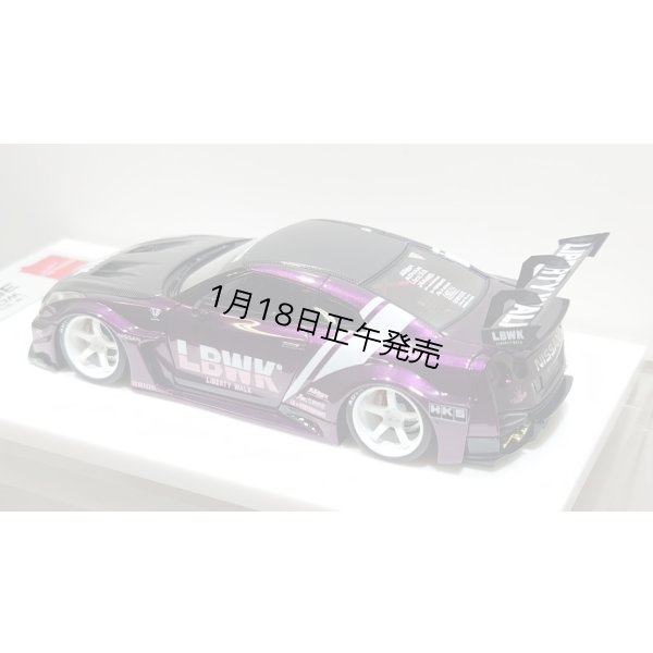 画像13: EIDOLON 1/43 LB Silhouette WORKS GT 35GT-RR (GT Wing Version) Alba Cielo Limited 32 pcs.