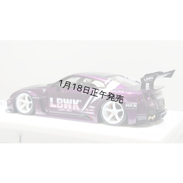 画像4: EIDOLON 1/43 LB Silhouette WORKS GT 35GT-RR (GT Wing Version) Alba Cielo Limited 32 pcs.