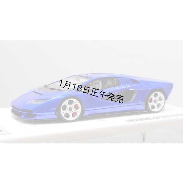 画像2: EIDOLON 1/43 Lamborghini Countach LPI 800-4 2022 Lobellia Blue Limited 32 pcs.