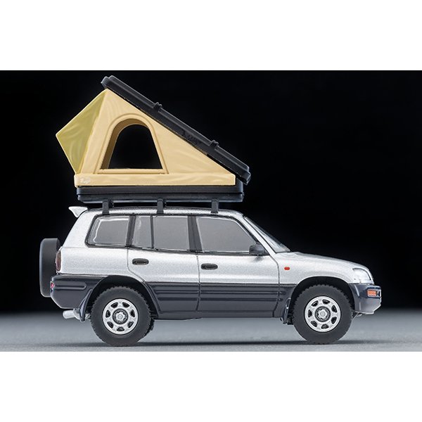 画像7: TOMYTEC 1/64 Limited Vintage NEO Toyota RAV4J V (Silver) with Tent and Figure