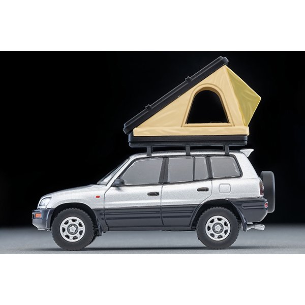 画像6: TOMYTEC 1/64 Limited Vintage NEO Toyota RAV4J V (Silver) with Tent and Figure