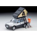 TOMYTEC 1/64 Limited Vintage NEO Toyota RAV4J V (Silver) with Tent and Figure