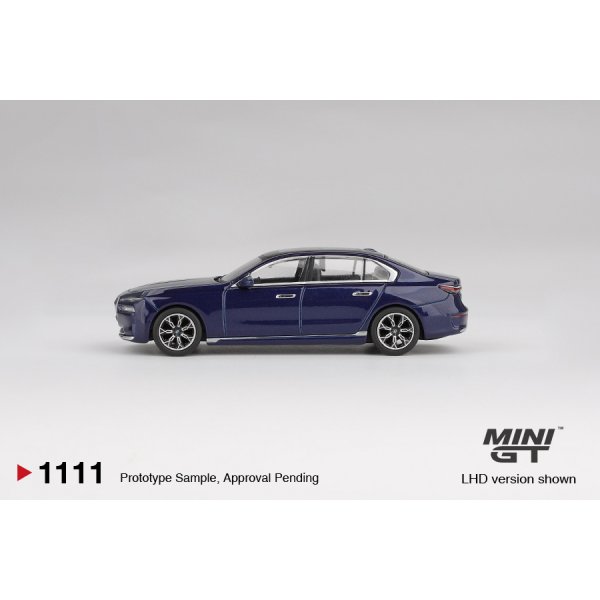 画像4: MINI GT 1/64 BMW i7 xDrive60 Tanzanite Blue Metallic (RHD)