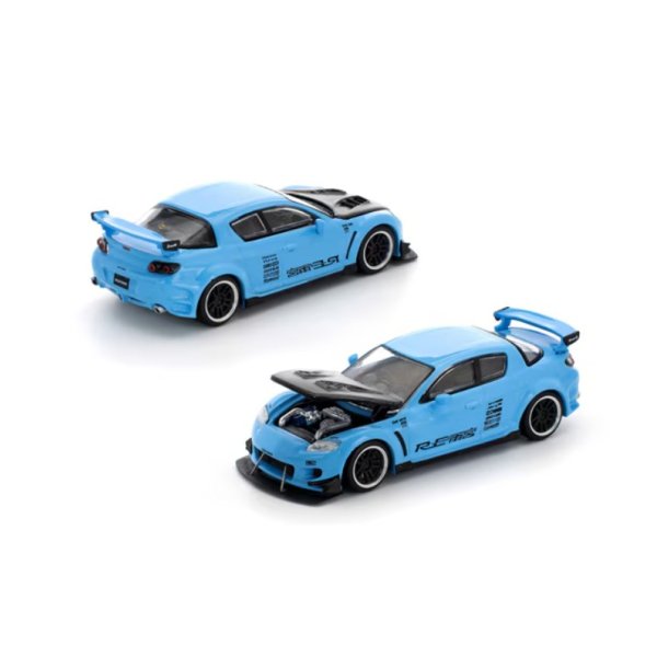 画像4: POP RACE 1/64 Mazda RX-8 RE Amemiya Light Blue