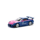 POP RACE 1/64 Mazda RX-7 RE Amemiya Blue Pink