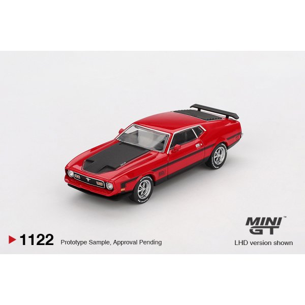 画像2: MINI GT 1/64 Ford Mustang Mach 1 1971 Race Red (LHD)
