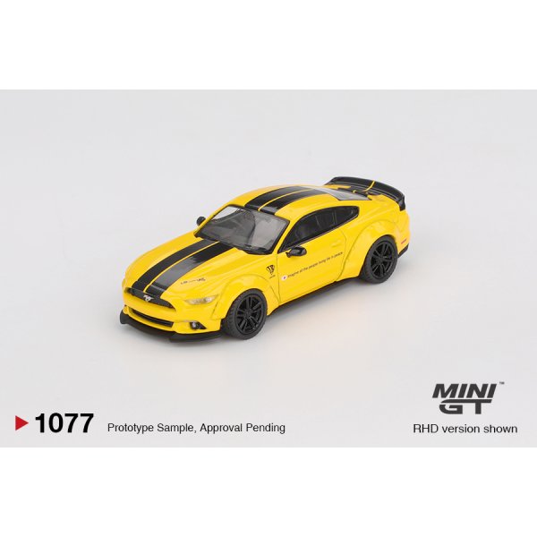 画像2: MINI GT 1/64 LB★WORKS Ford Mustang Triple Yellow (RHD)