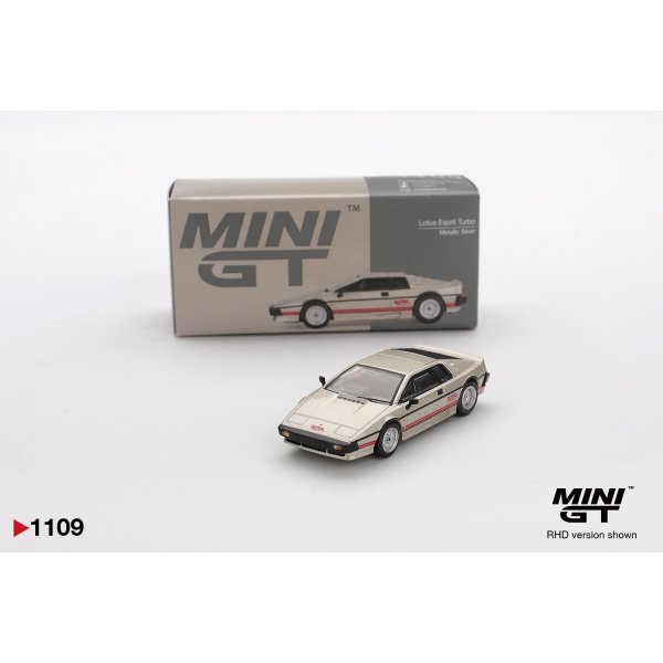 画像1: MINI GT 1/64 Lotus Esprit Turbo Metallic Silver (LHD)