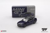 MINI GT 1/64 BMW i7 xDrive60 Tanzanite Blue Metallic (LHD)
