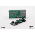 MINI GT 1/64 Aston Martin AMR24 F1 2024 Bahrain GP #14 F. Alonso