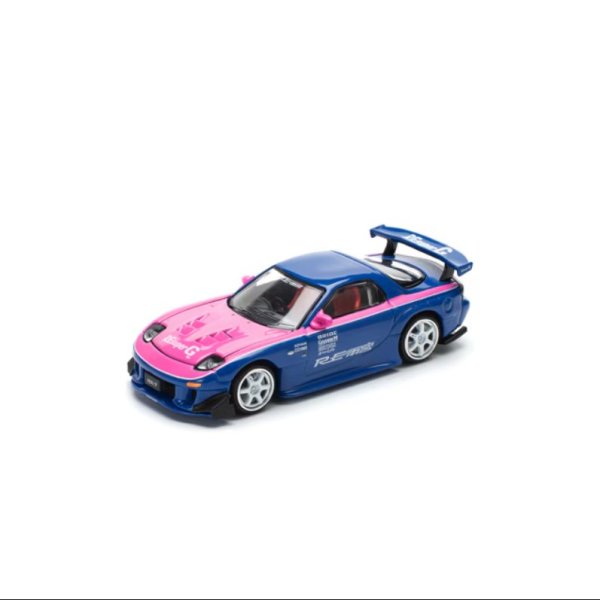 画像7: POP RACE 1/64 Mazda RX-7 RE Amemiya Blue Pink
