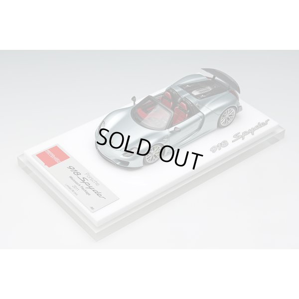 画像10: EIDOLON COLLECTION 1/43 Porsche 918 Spyder weissach package 2011 Rear Wing up Rhodium Silver Metallic (US spec) Limited 80 pcs.