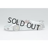 EIDOLON COLLECTION 1/43 Porsche 918 Spyder weissach package 2011 Rear Wing up Rhodium Silver Metallic (US spec) Limited 80 pcs.