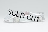 EIDOLON COLLECTION 1/43 Porsche 918 Spyder weissach package 2011 Rear Wing up Rhodium Silver Metallic (US spec) Limited 80 pcs.