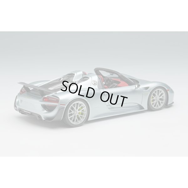 画像4: EIDOLON COLLECTION 1/43 Porsche 918 Spyder weissach package 2011 Rear Wing up Rhodium Silver Metallic (US spec) Limited 80 pcs.